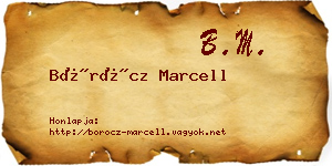 Böröcz Marcell névjegykártya